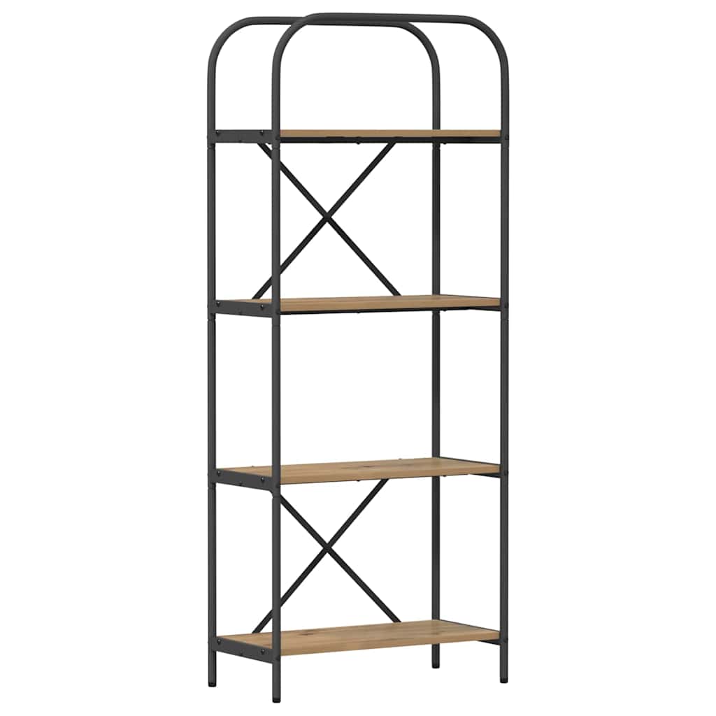 Bookshelf Artisan Oak 60 x 30 x 146 cm Engineered wood