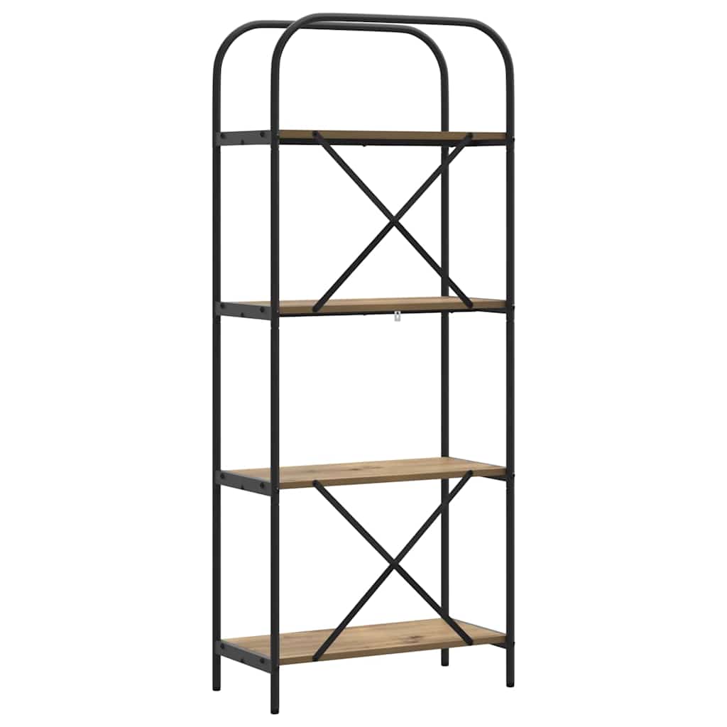 Bookshelf Artisan Oak 60 x 30 x 146 cm Engineered wood