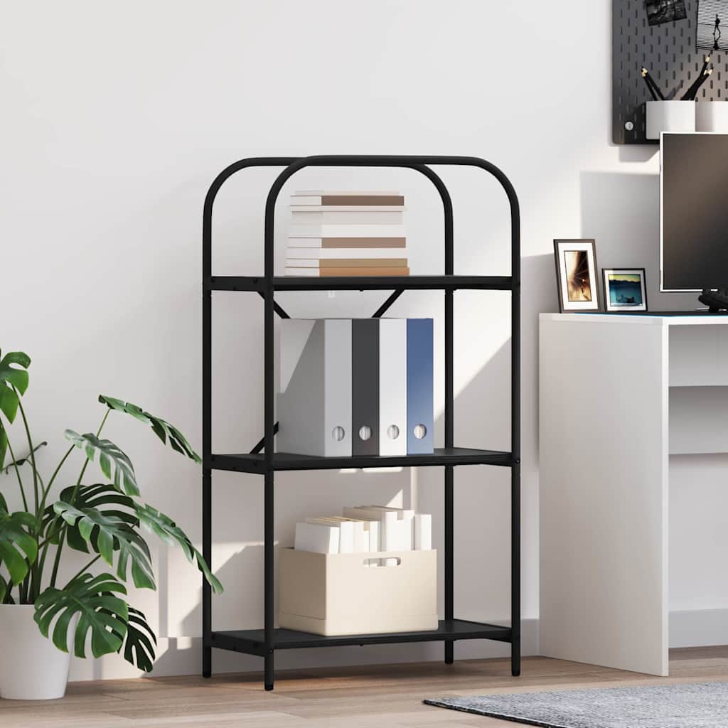 Bookshelf Black Oak 60 x 30 x 109 cm Engineered wood