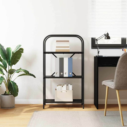 Bookshelf Black Oak 60 x 30 x 109 cm Engineered wood