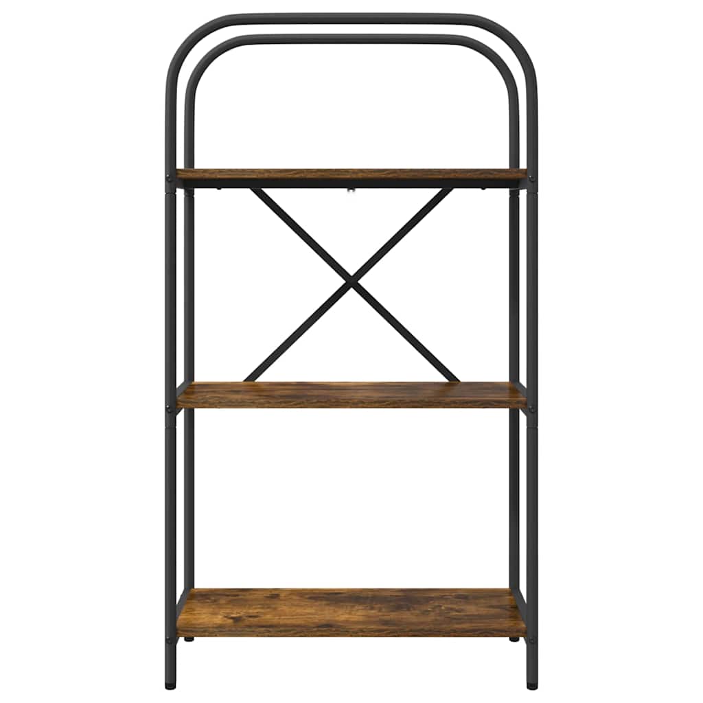 Bookshelf Smoked Oak 60 x 30 x 109 cm Engineered wood