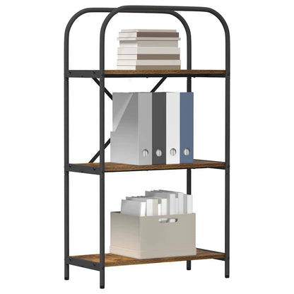 Bookshelf Smoked Oak 60 x 30 x 109 cm Engineered wood