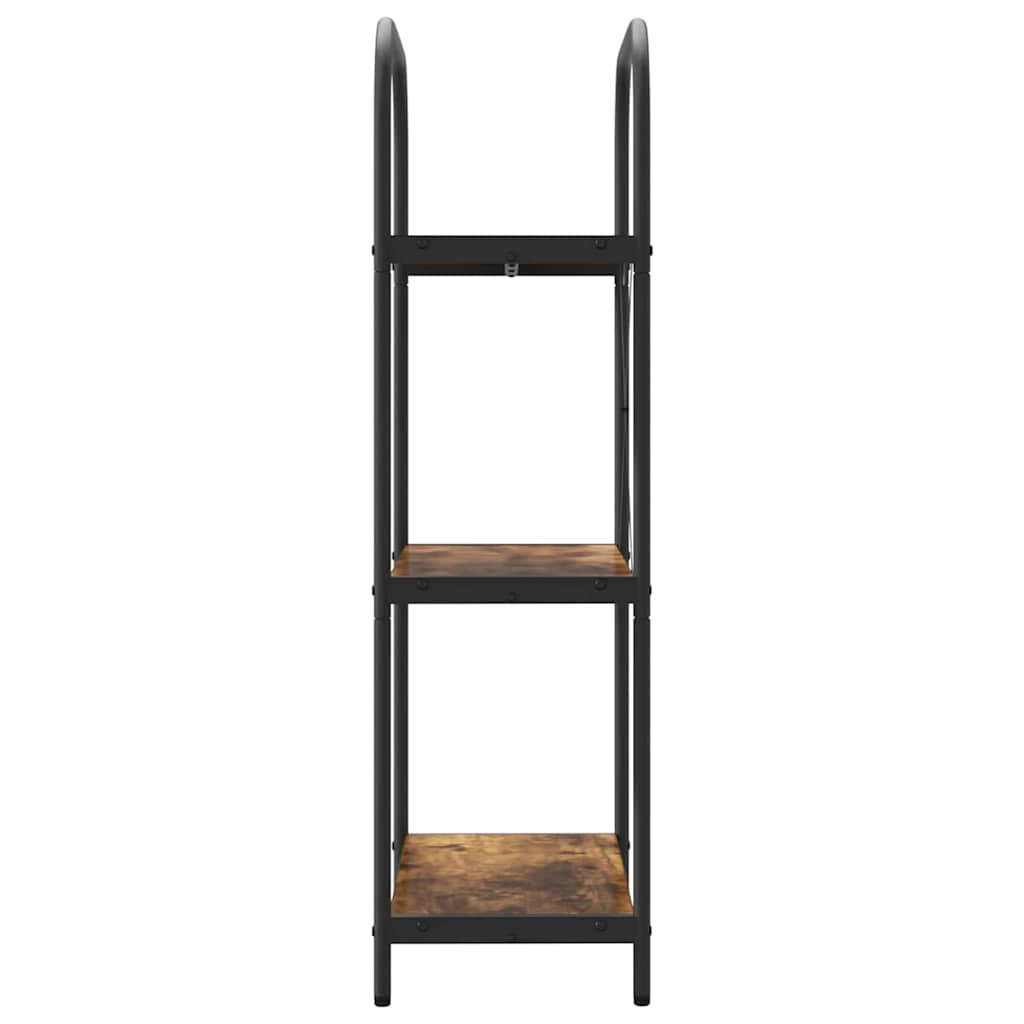 Bookshelf Smoked Oak 60 x 30 x 109 cm Engineered wood