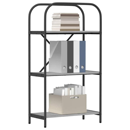 Bookshelf Grey Sonoma 60 x 30 x 109 cm Engineered wood