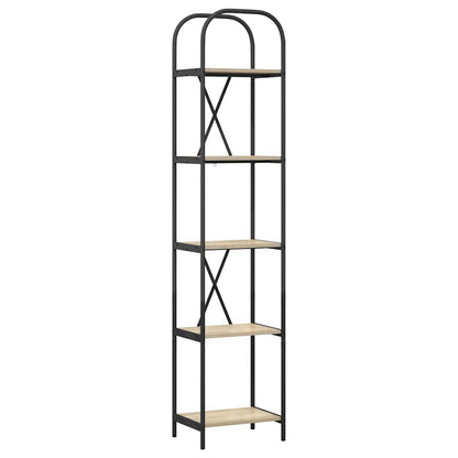 Bookshelf Sonoma Oak 40 x 30 x 183 cm Engineered wood