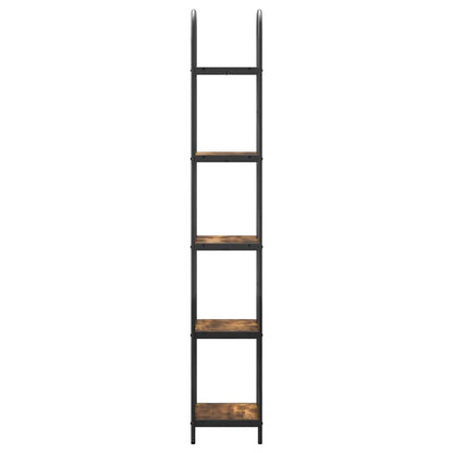 Bookshelf Smoked Oak 40 x 30 x 183 cm Engineered wood