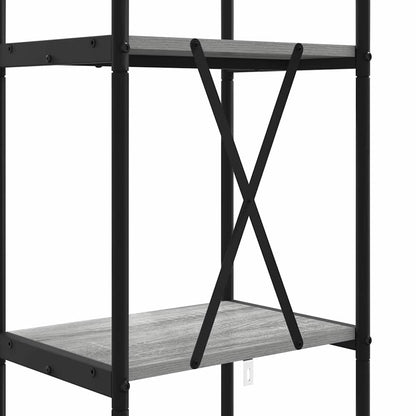 Bookshelf Grey Sonoma 40 x 30 x 183 cm Engineered wood