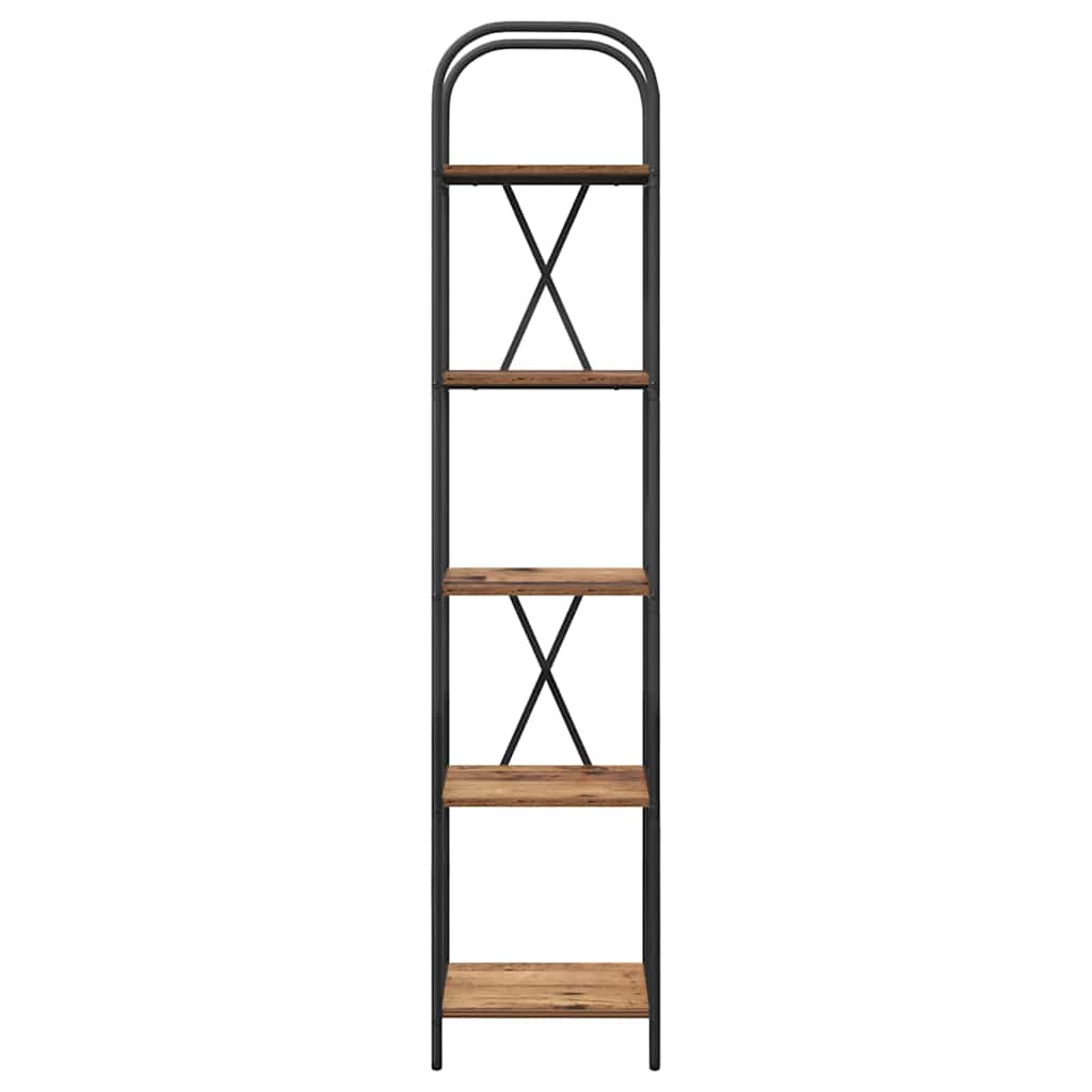 Bookshelf Old Wood 40 x 30 x 183 cm Engineered wood