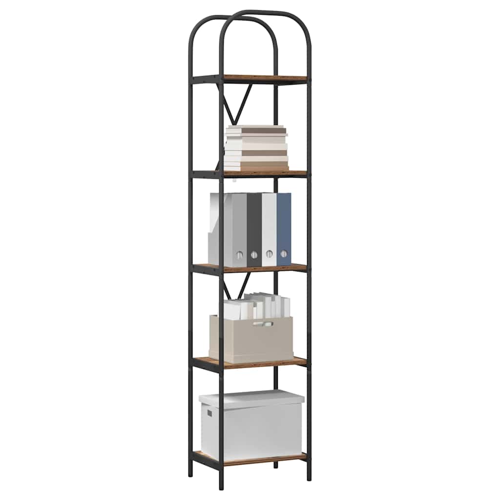 Bookshelf Old Wood 40 x 30 x 183 cm Engineered wood