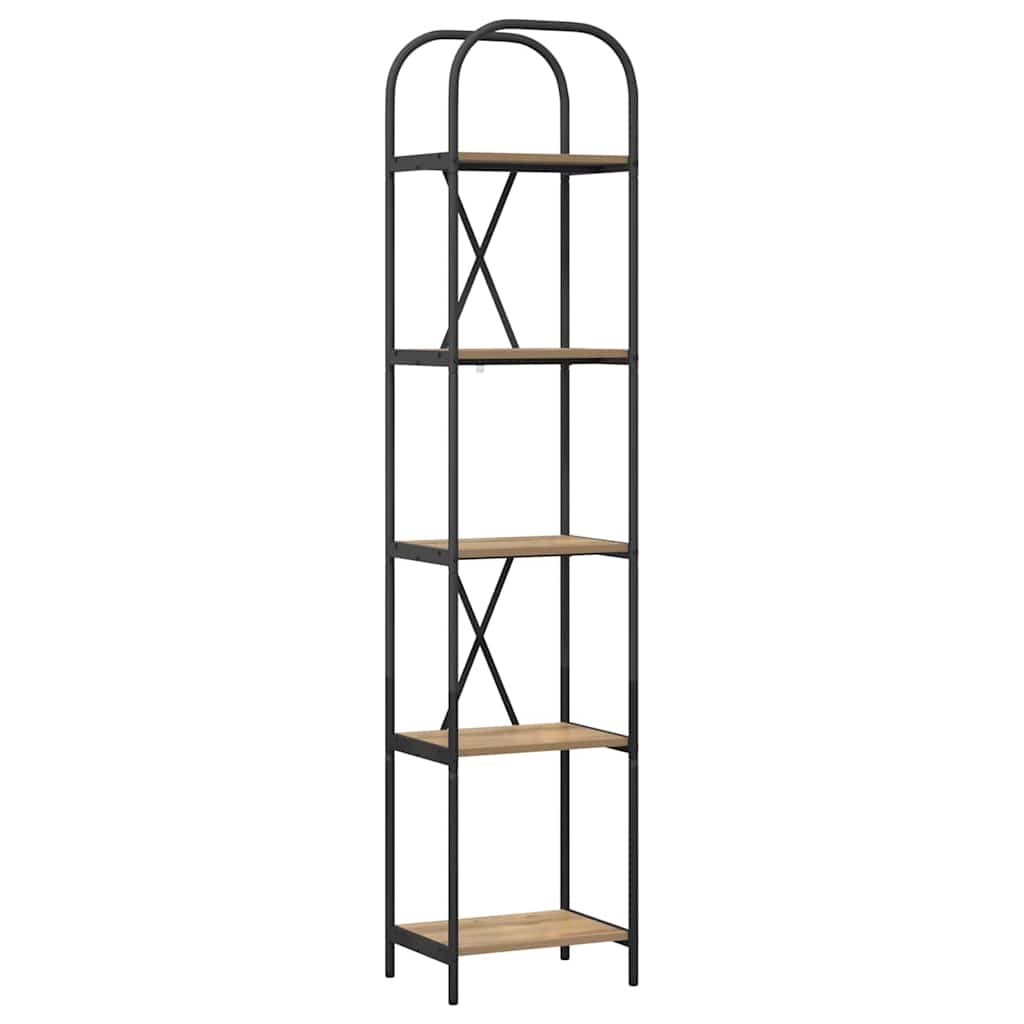 Bookshelf Artisan Oak 40 x 30 x 183 cm Engineered wood