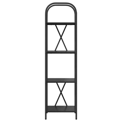 Bookshelf Black Oak 40 x 30 x 146 cm Engineered wood