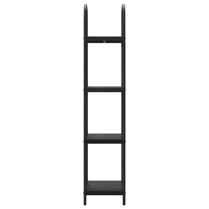 Bookshelf Black Oak 40 x 30 x 146 cm Engineered wood