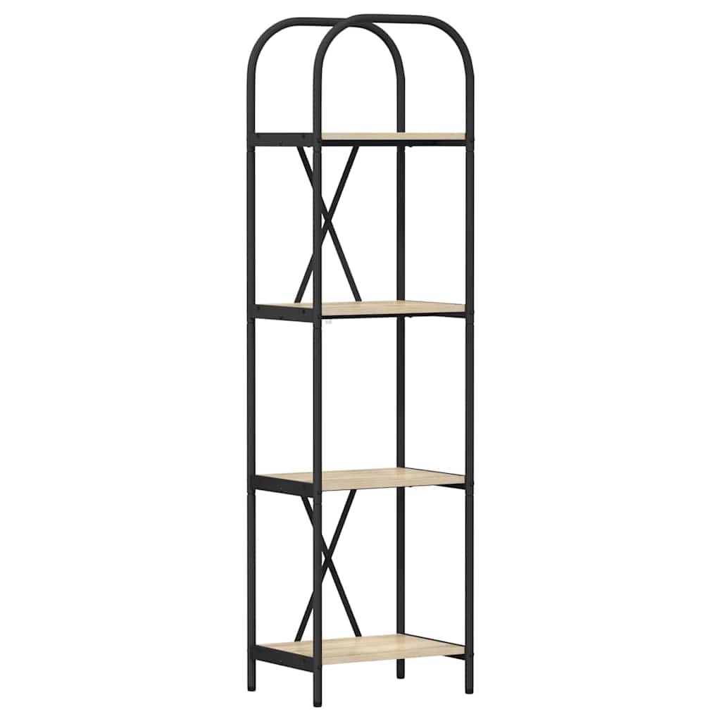 Bookshelf Sonoma Oak 40 x 30 x 146 cm Engineered wood