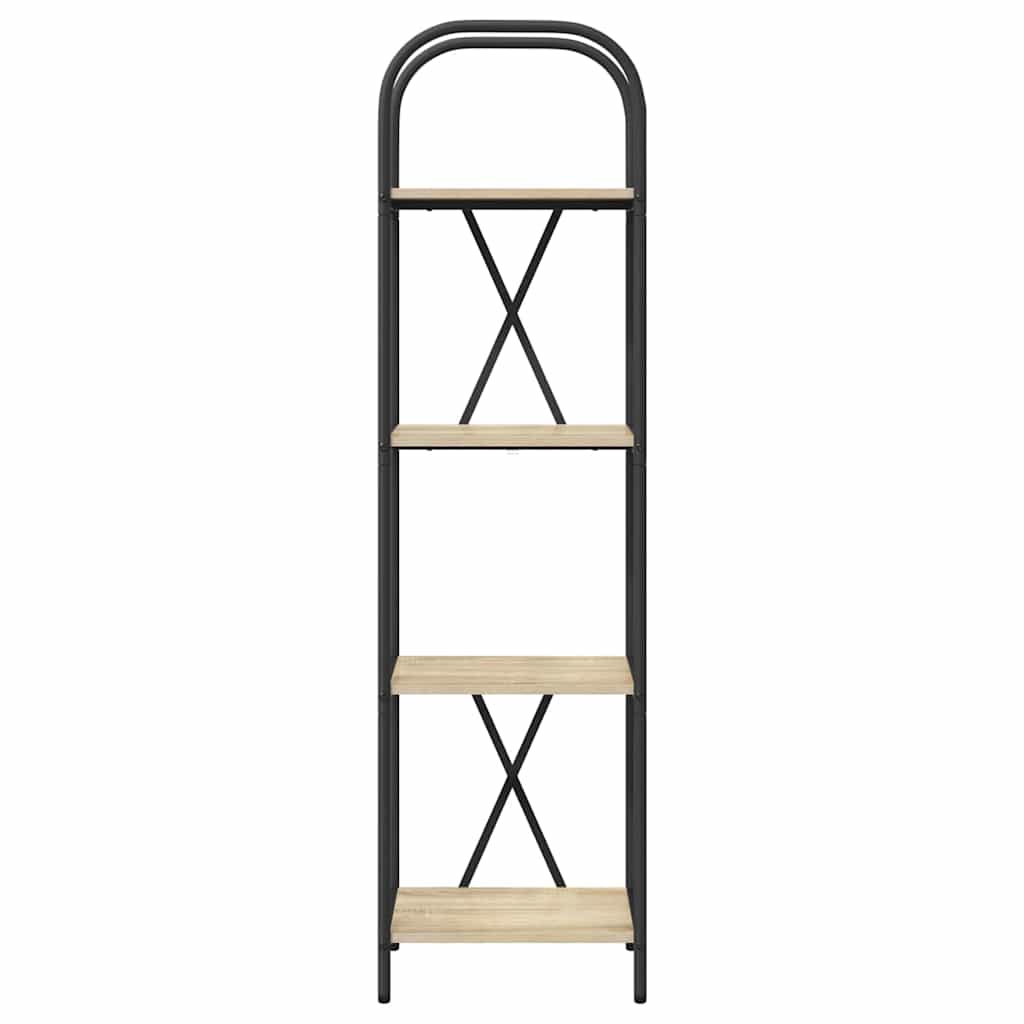 Bookshelf Sonoma Oak 40 x 30 x 146 cm Engineered wood