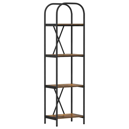 Bookshelf Smoked Oak 40 x 30 x 146 cm Engineered wood