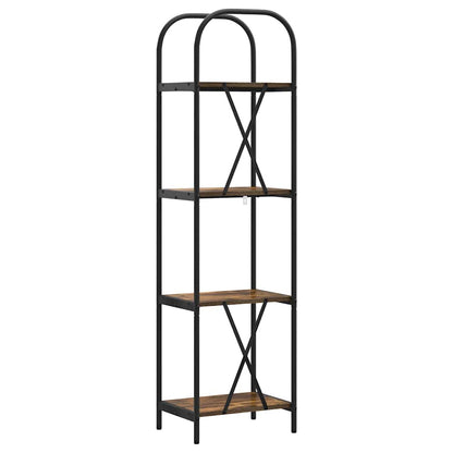 Bookshelf Smoked Oak 40 x 30 x 146 cm Engineered wood