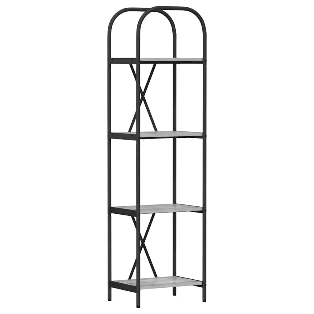 Bookshelf Grey Sonoma 40 x 30 x 146 cm Engineered wood
