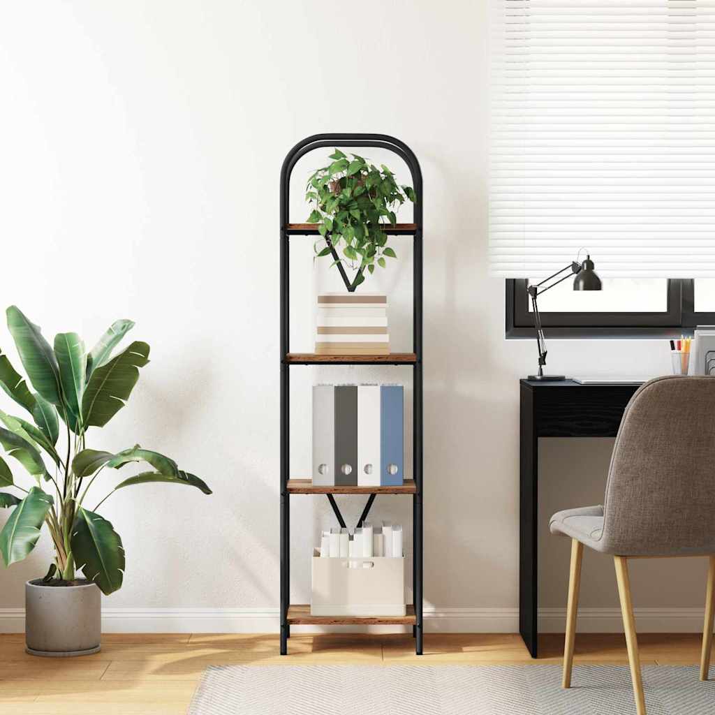 Bookshelf Old Wood 40 x 30 x 146 cm Engineered wood