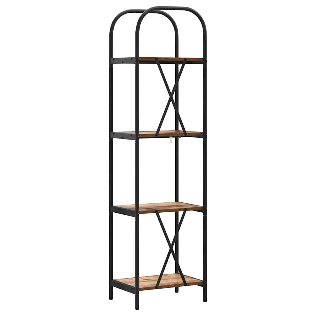 Bookshelf Old Wood 40 x 30 x 146 cm Engineered wood