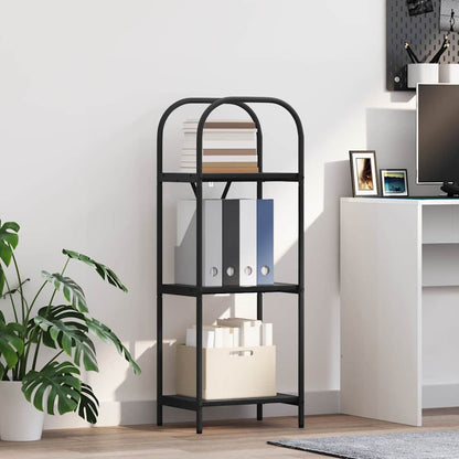 Bookshelf Black Oak 40 x 30 x 109 cm Engineered wood