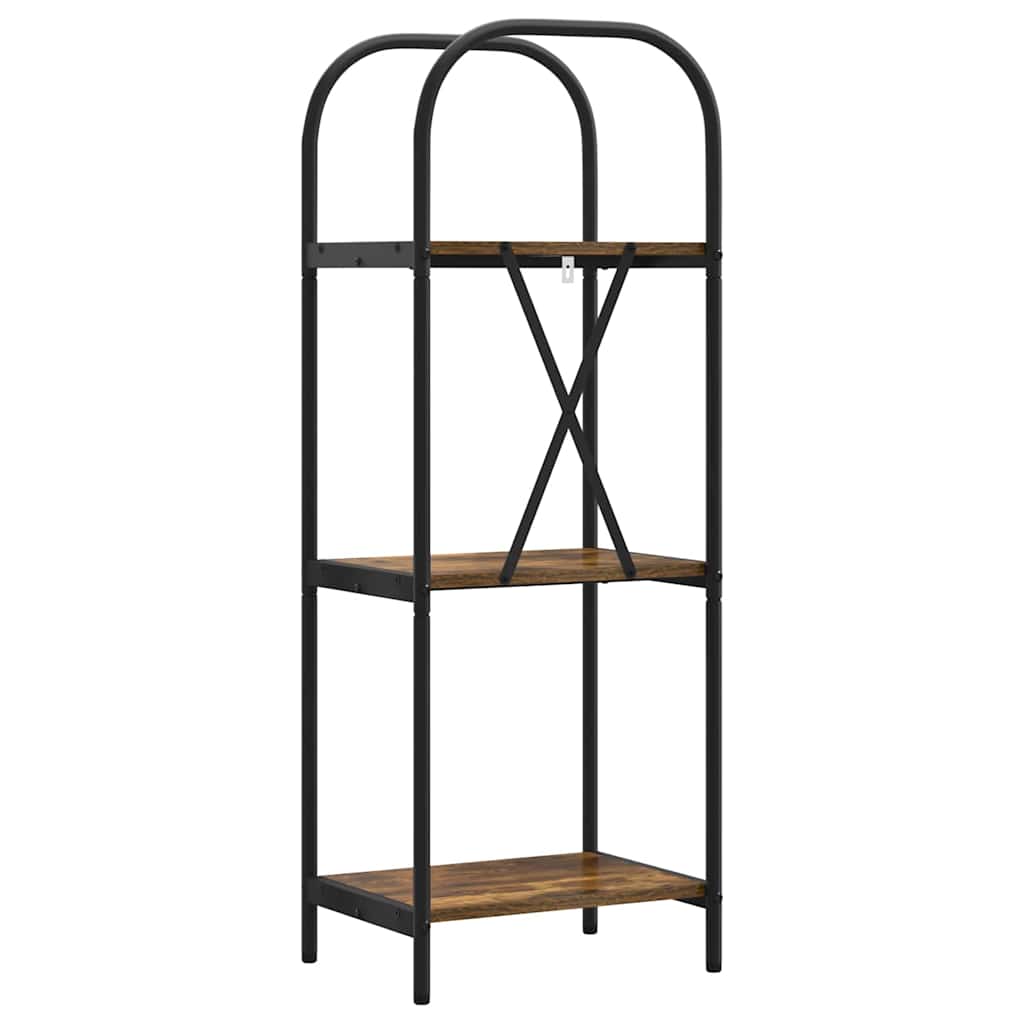 Bookshelf Smoked Oak 40 x 30 x 109 cm Engineered wood