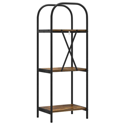 Bookshelf Smoked Oak 40 x 30 x 109 cm Engineered wood