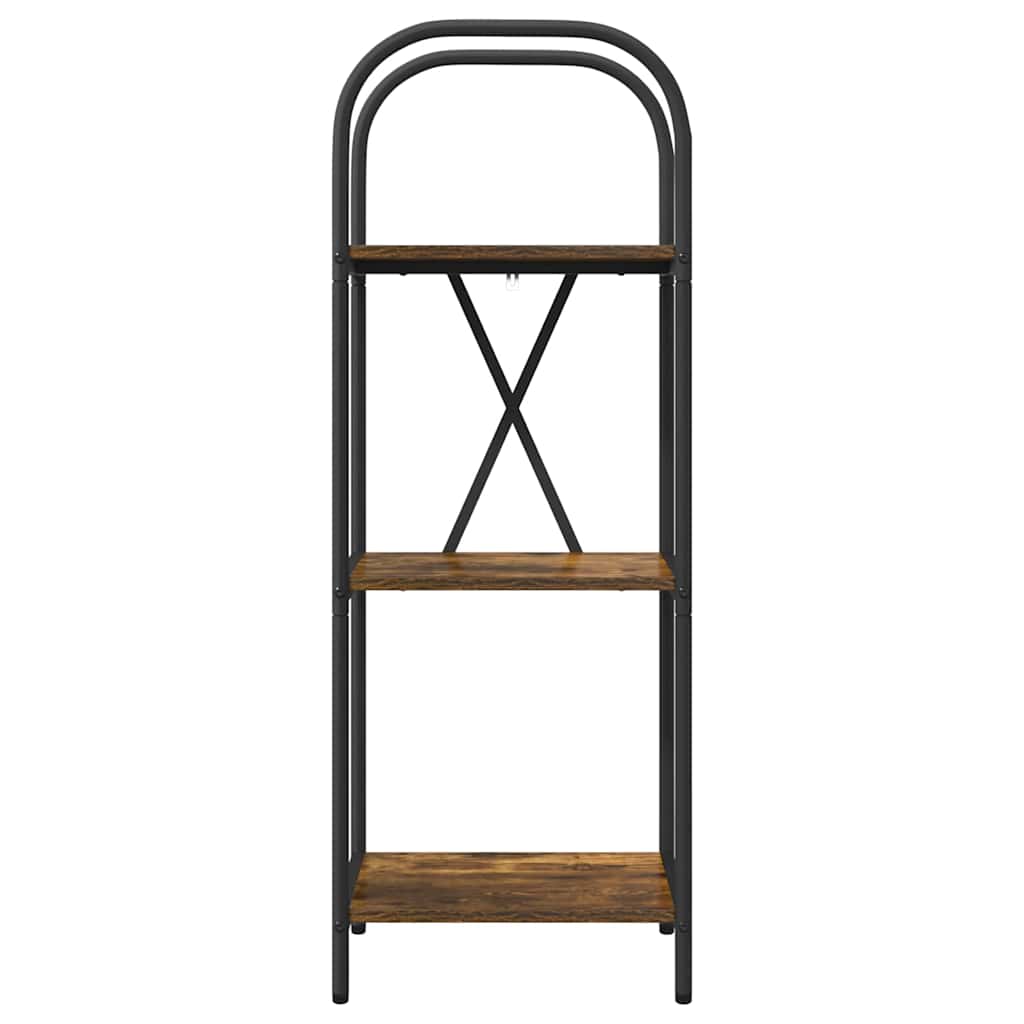 Bookshelf Smoked Oak 40 x 30 x 109 cm Engineered wood