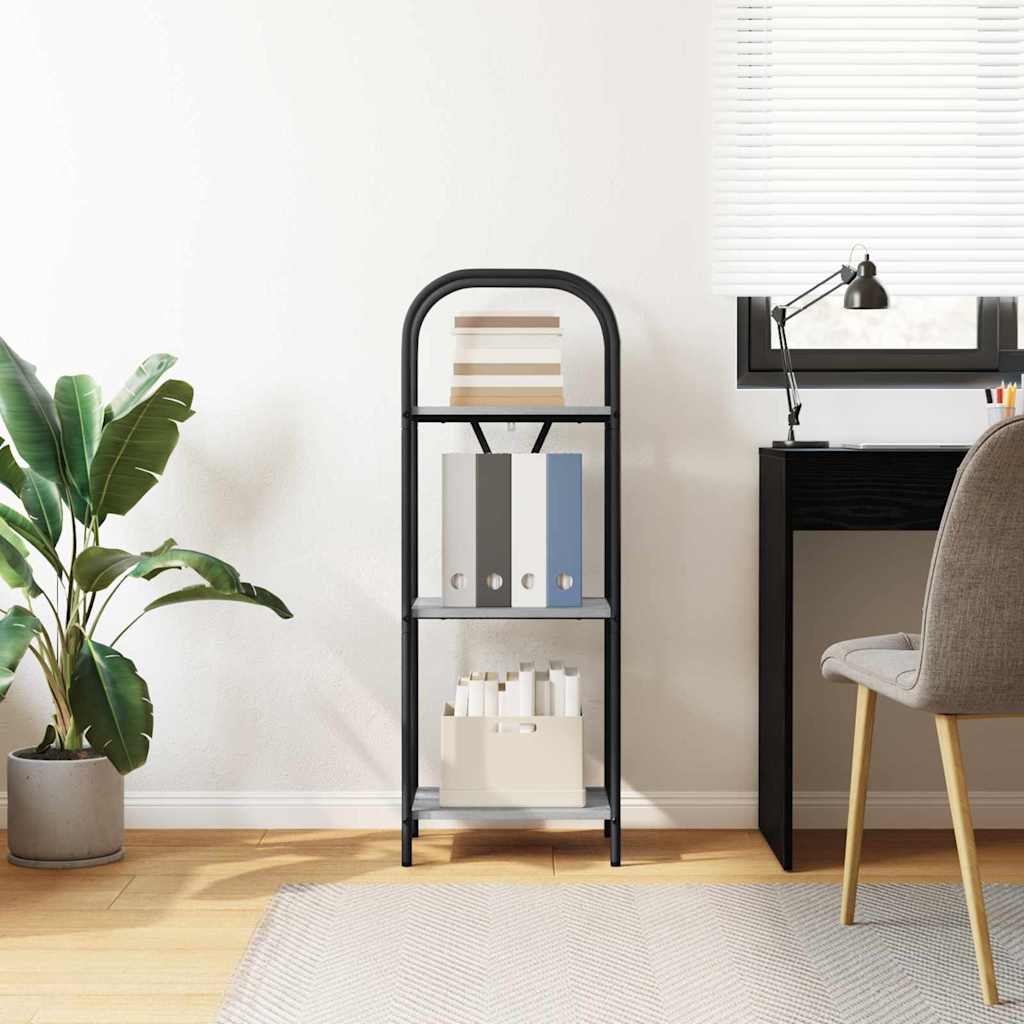 Bookshelf Grey Sonoma 40 x 30 x 109 cm Engineered wood