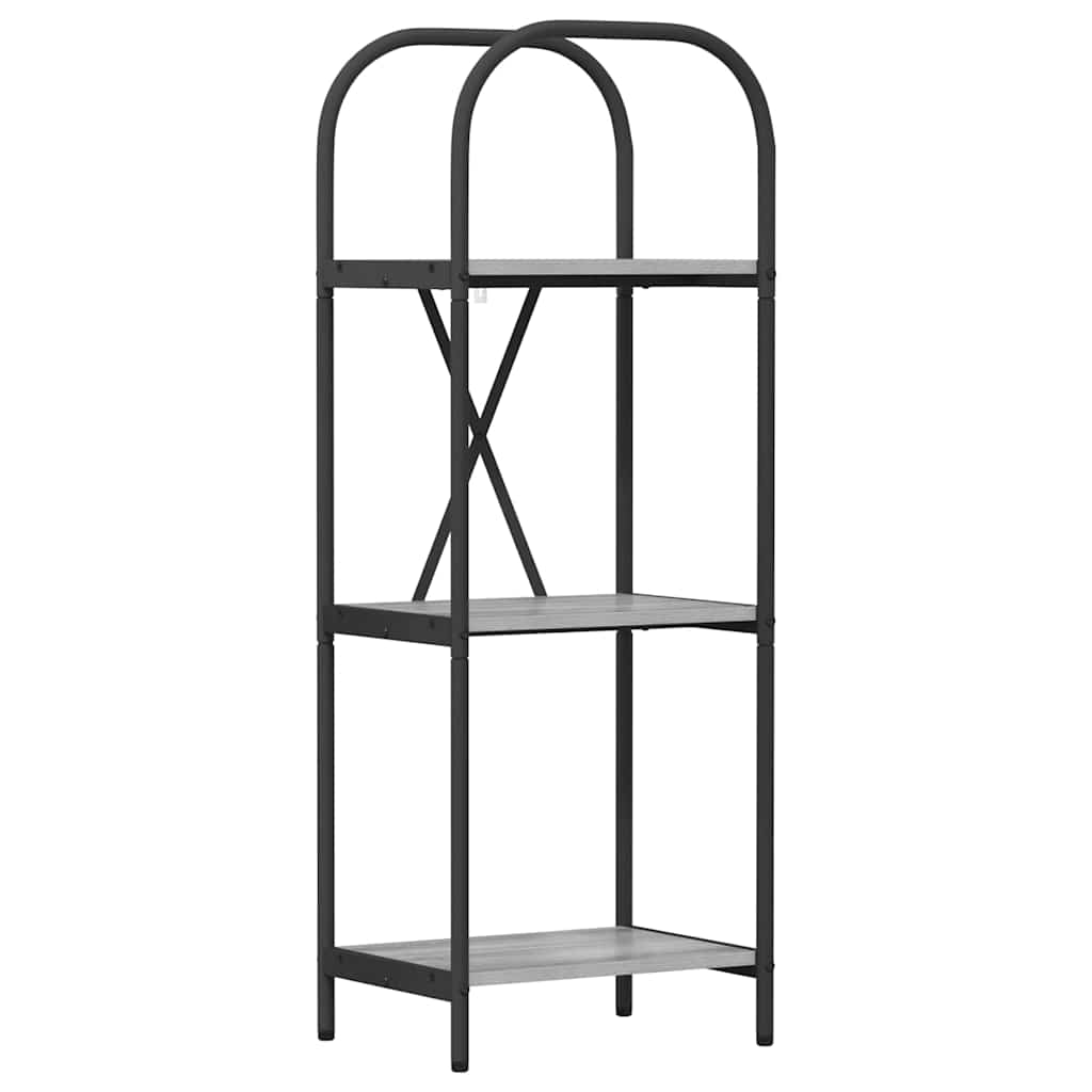 Bookshelf Grey Sonoma 40 x 30 x 109 cm Engineered wood
