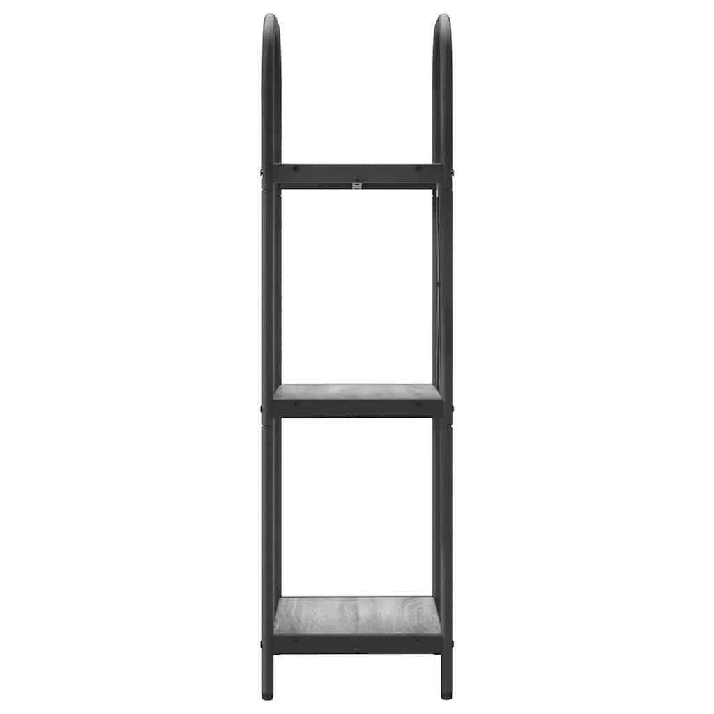 Bookshelf Grey Sonoma 40 x 30 x 109 cm Engineered wood