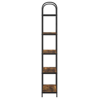 Bookshelf Smoked Oak 80 x 30 x 183 cm Engineered wood