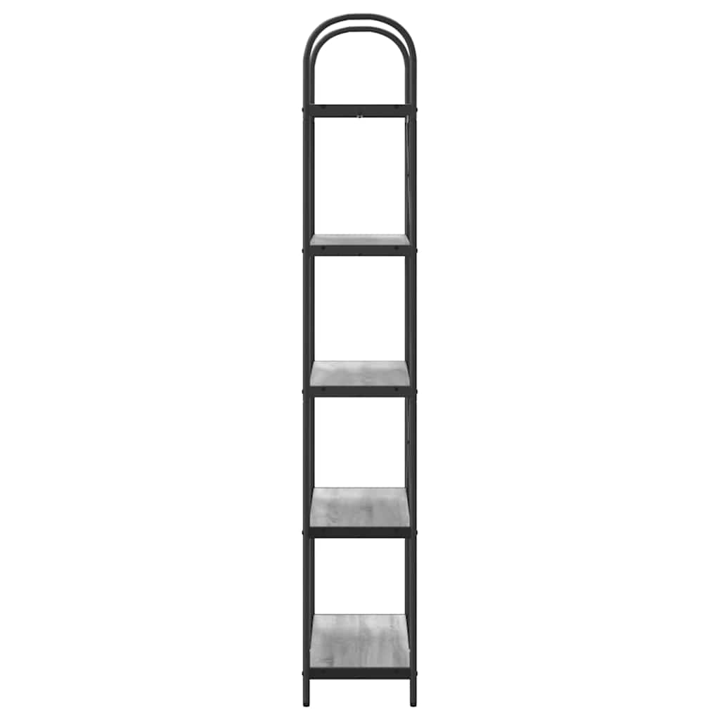 Bookshelf Grey Sonoma 80 x 30 x 183 cm Engineered wood