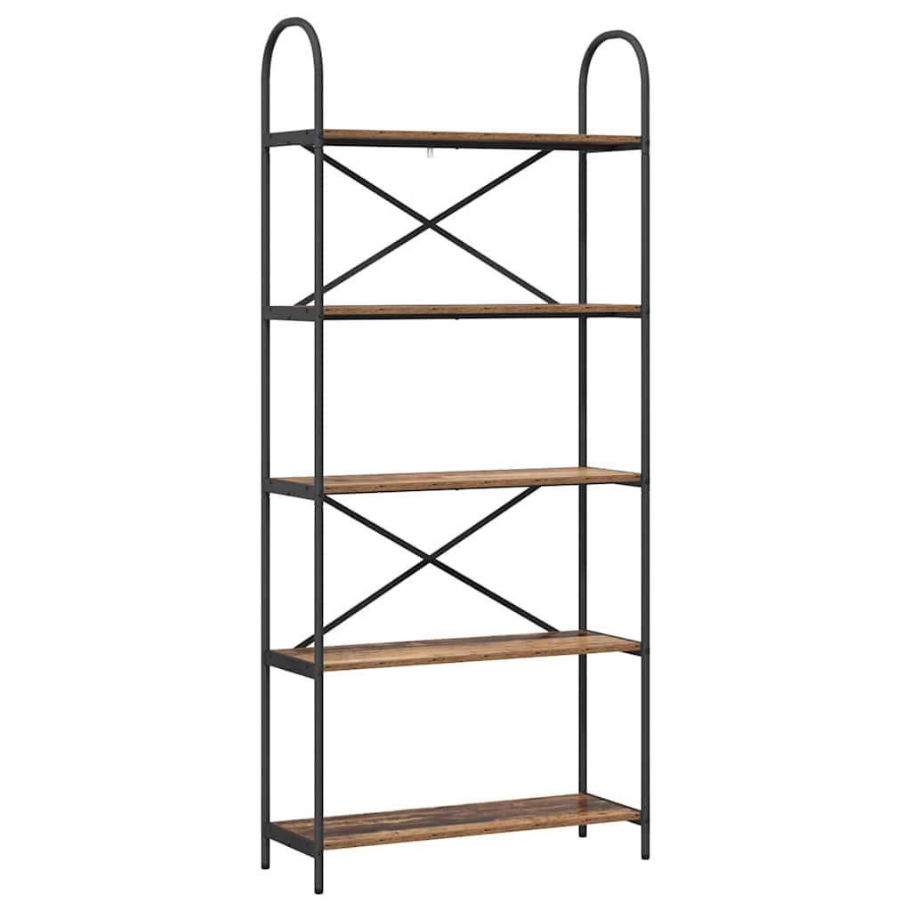 Bookshelf Old Wood 80 x 30 x 183 cm Engineered wood