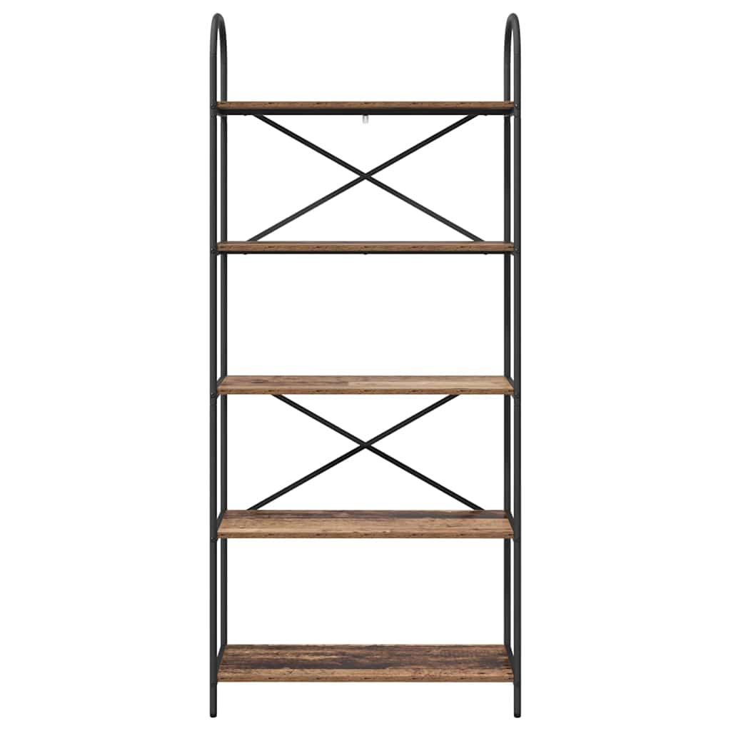 Bookshelf Old Wood 80 x 30 x 183 cm Engineered wood