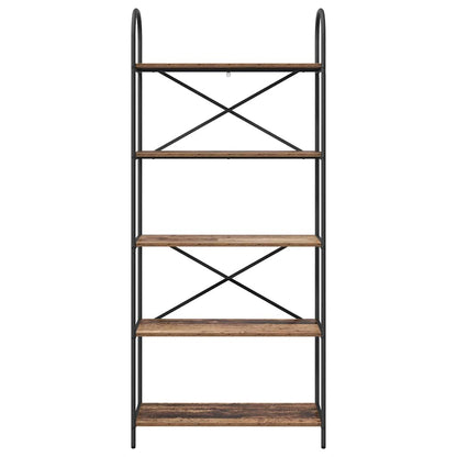 Bookshelf Old Wood 80 x 30 x 183 cm Engineered wood