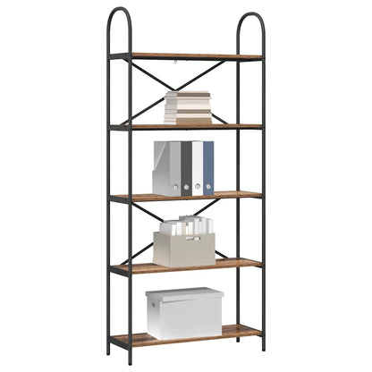 Bookshelf Old Wood 80 x 30 x 183 cm Engineered wood