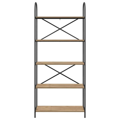 Bookshelf Artisan Oak 80 x 30 x 183 cm Engineered wood