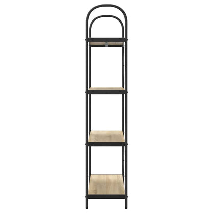 Bookshelf Sonoma Oak 80 x 30 x 146 cm Engineered wood