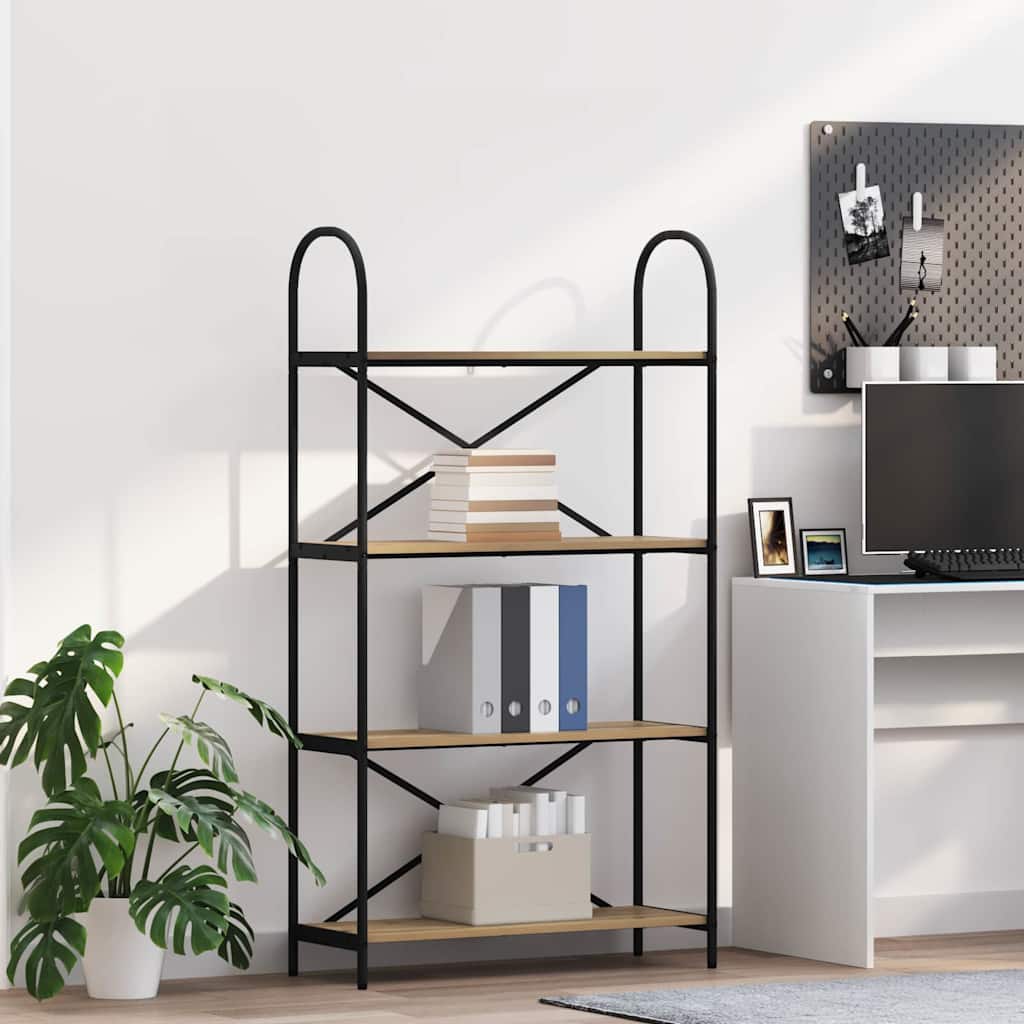 Bookshelf Artisan Oak 80 x 30 x 146 cm Engineered wood