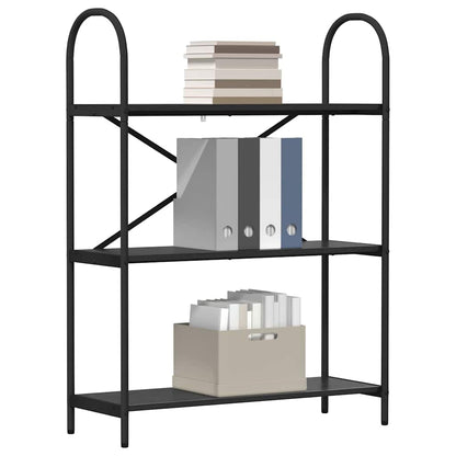 Bookshelf Black Oak 80 x 30 x 109 cm Engineered wood