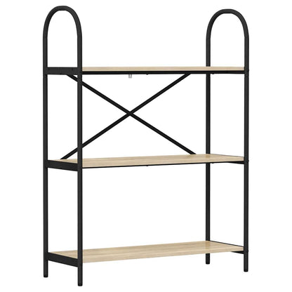 Bookshelf Sonoma Oak 80 x 30 x 109 cm Engineered wood