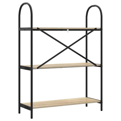 Bookshelf Sonoma Oak 80 x 30 x 109 cm Engineered wood