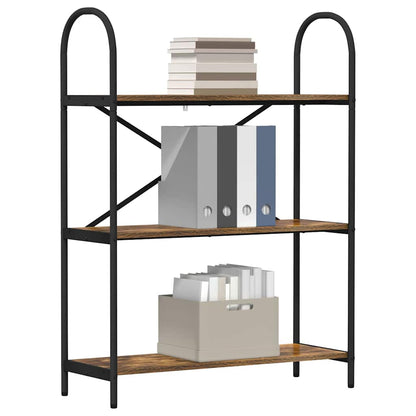 Bookshelf Smoked Oak 80 x 30 x 109 cm Engineered wood