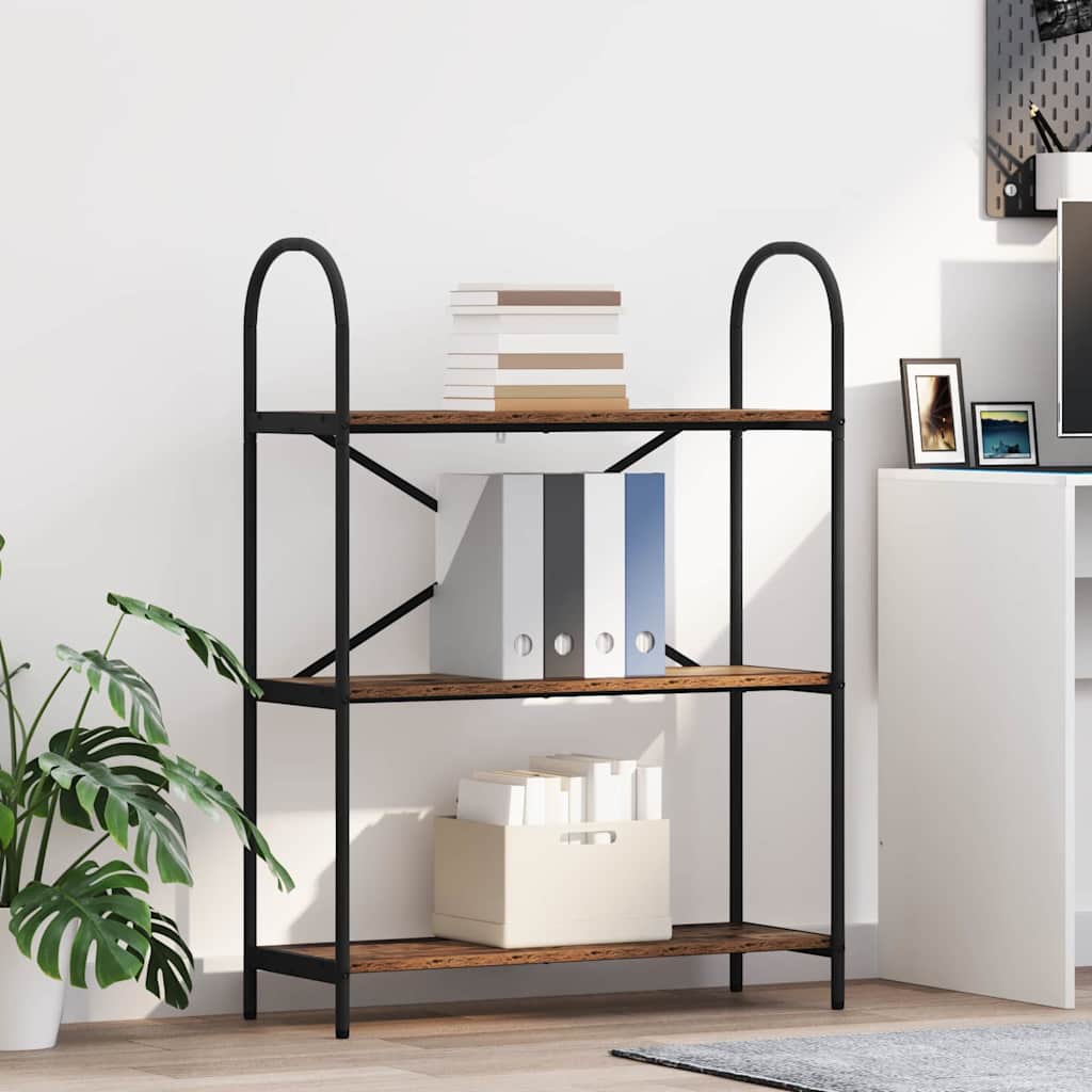 Bookshelf Old Wood 80 x 30 x 109 cm Engineered wood