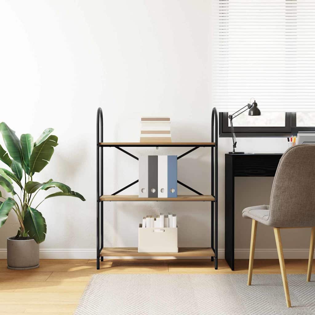 Bookshelf Artisan Oak 80 x 30 x 109 cm Engineered wood