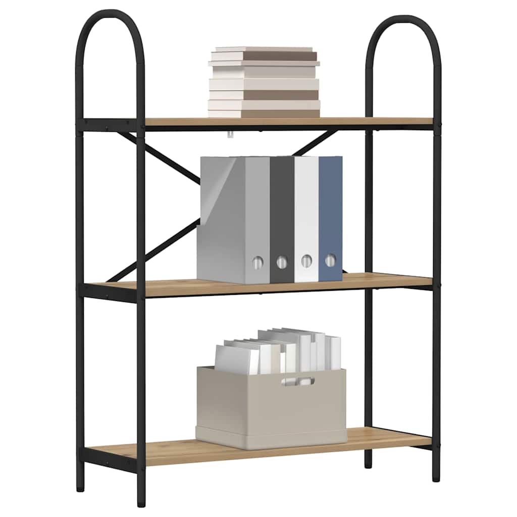 Bookshelf Artisan Oak 80 x 30 x 109 cm Engineered wood