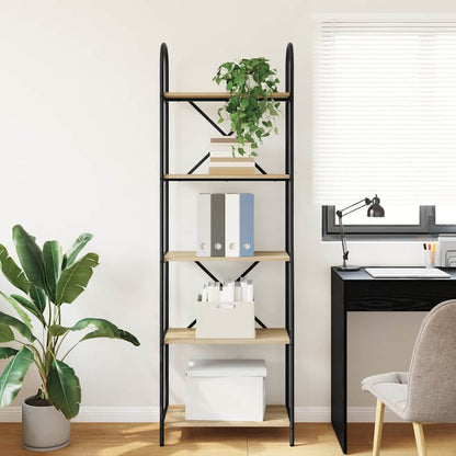 Bookshelf Sonoma Oak 60 x 30 x 183 cm Engineered wood