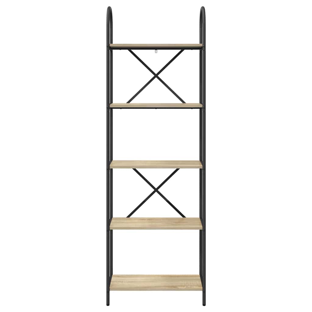 Bookshelf Sonoma Oak 60 x 30 x 183 cm Engineered wood