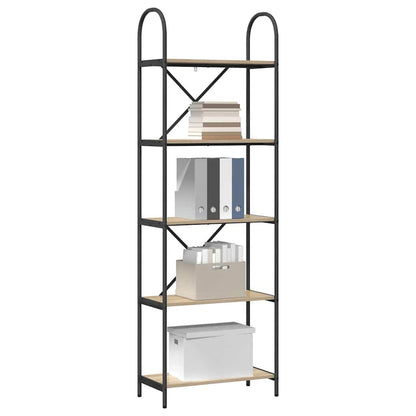 Bookshelf Sonoma Oak 60 x 30 x 183 cm Engineered wood