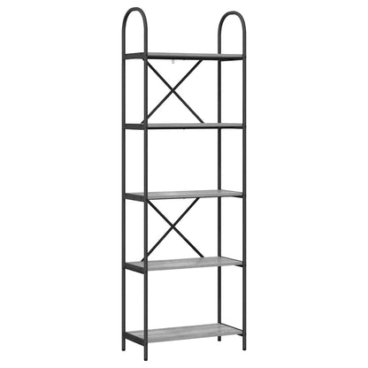 Bookshelf Grey Sonoma 60 x 30 x 183 cm Engineered wood